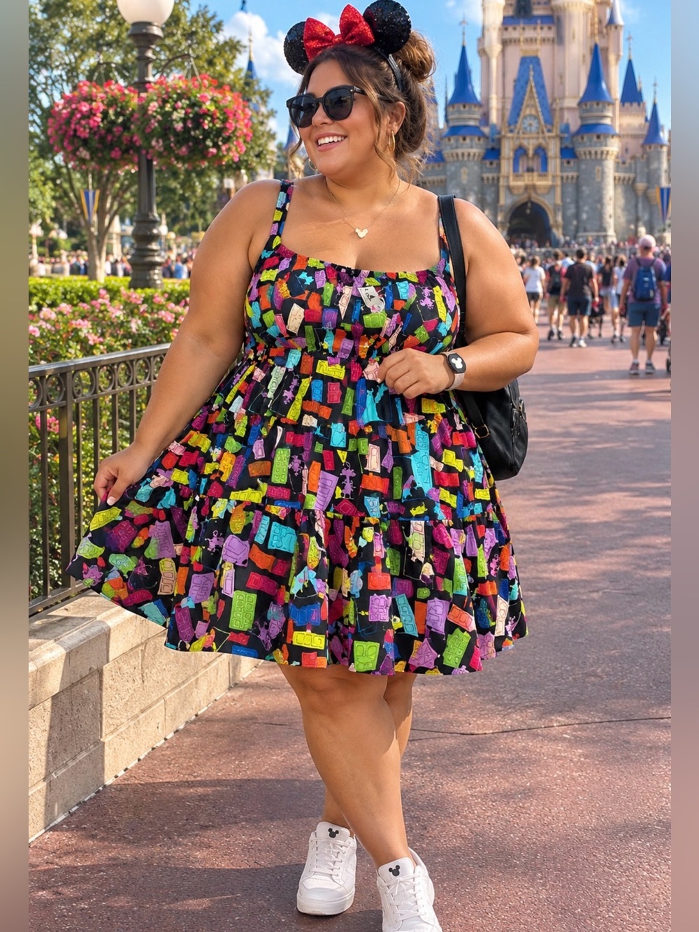 NWT Disney RARE Dress Shop Monsters Inc Doors Fit and Flare Dress W/Pockets Sz3X - Picture 1 of 9